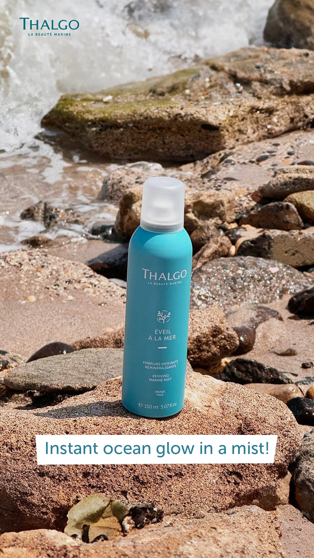 thalgo reviving marine mist - hydrating face mist delivers deep hydration and remineralizes for a radiant complexion - 100ml