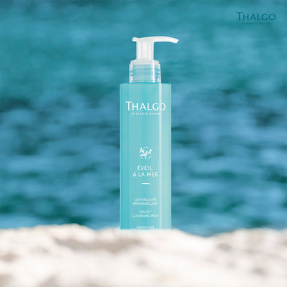Thalgo Velvet Cleansing Milk - Gentle Cleansing Milk with Castor and Grape Seed Oils for Soft, Soothed, and Nourished Skin - 200ml