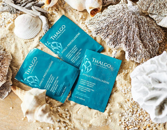 Thalgo Wrinkle-Correcting Pro Eye Patches - Ultra-Fresh Under Eye Patches with Cross-Linked Hyaluronic Acid for Smoothing Wrinkles - 8x2patch(12 ml)