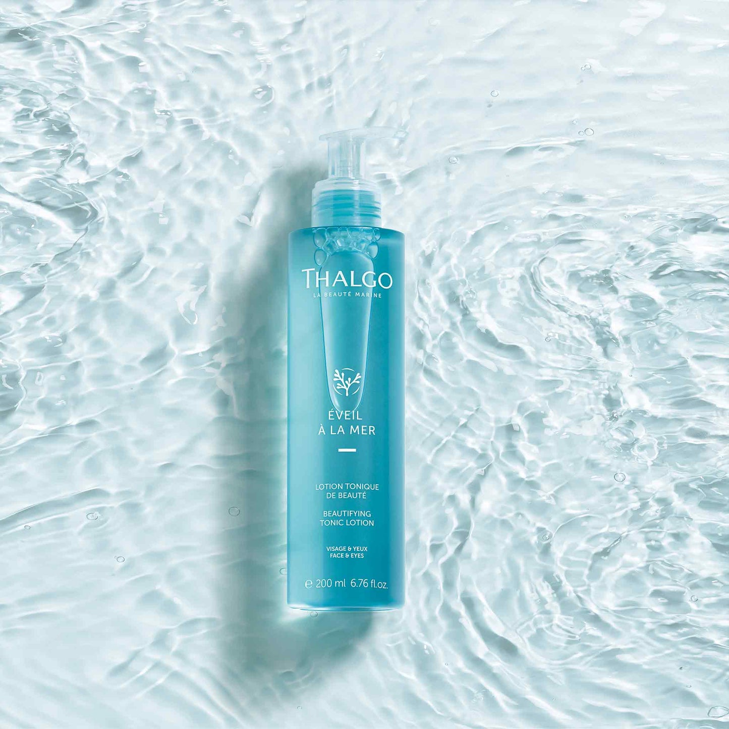 thalgo beautifying tonic lotion - gentle, hydrating and toning face toner for a fesh, revitalized look for all skin types - 200ml