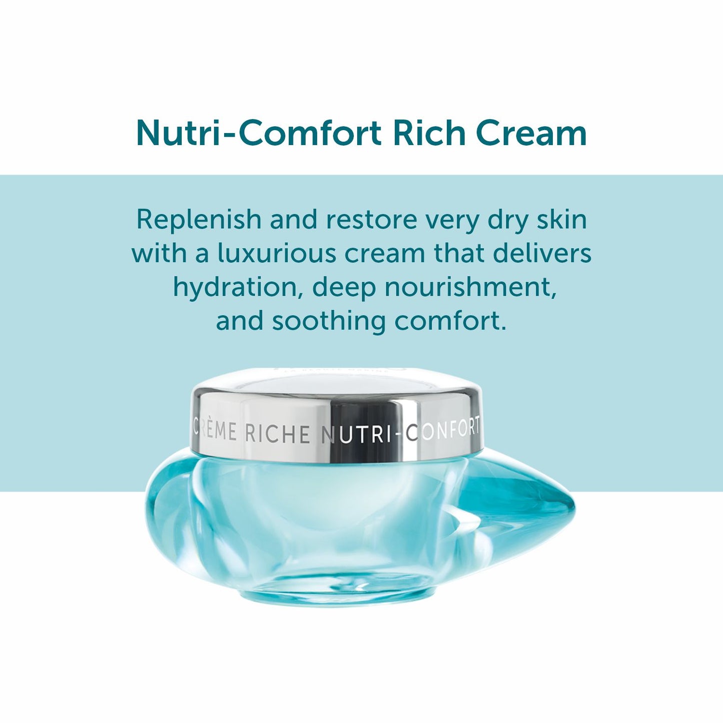 thalgo nutri-comfort rich cream - deeply nourishes & restores comfort - 50ml