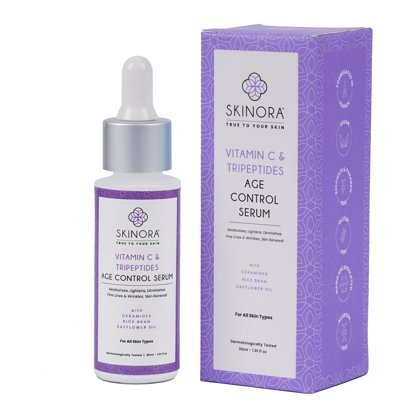 vitamin c and tripeptides age control serum
