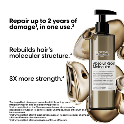 Absolut Repair Molecular Rinse Off Serum  (250 ml)