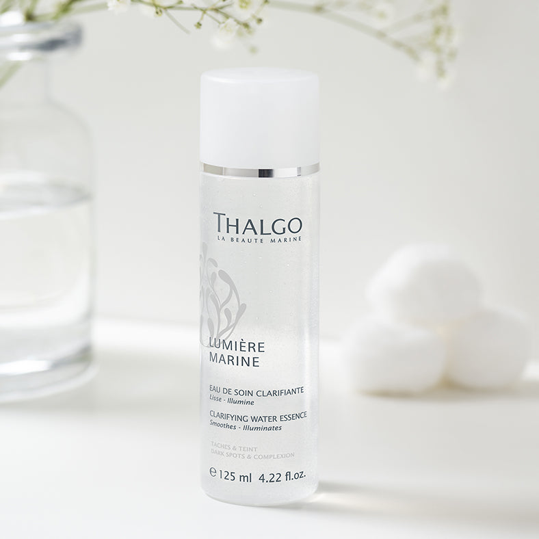 thalgo clarifying water essence - effective tan remover with brightening effect for hydrated and radiant skin - 125ml