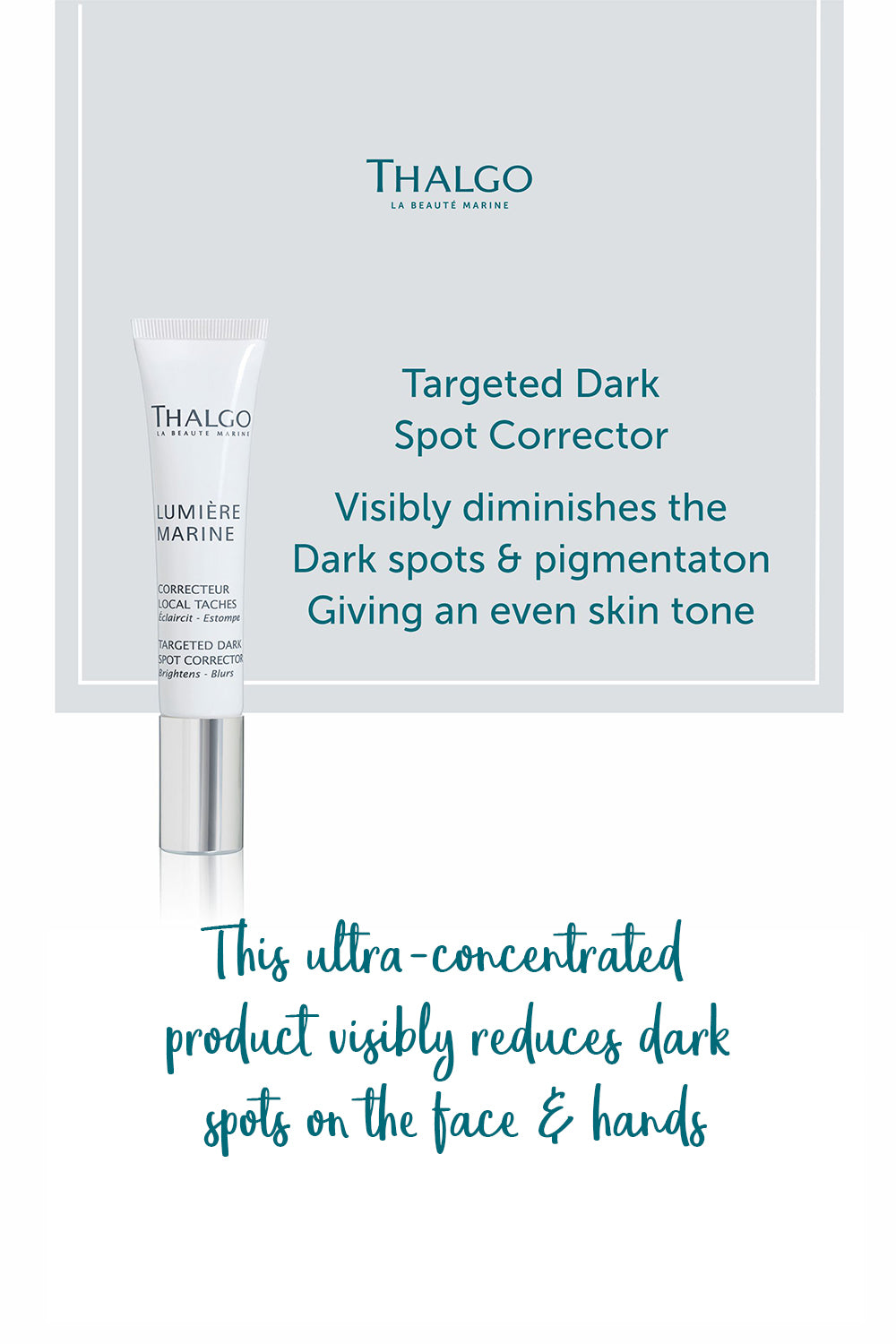 thalgo correcteur local taches - targeted dark spot corrector for precise pigmentation reduction - 15ml