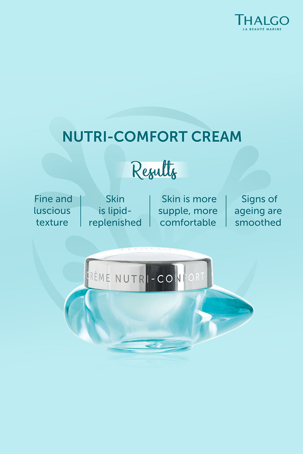 thalgo nutri-comfort cream - deeply nourishes & restores skin comfort - 50ml