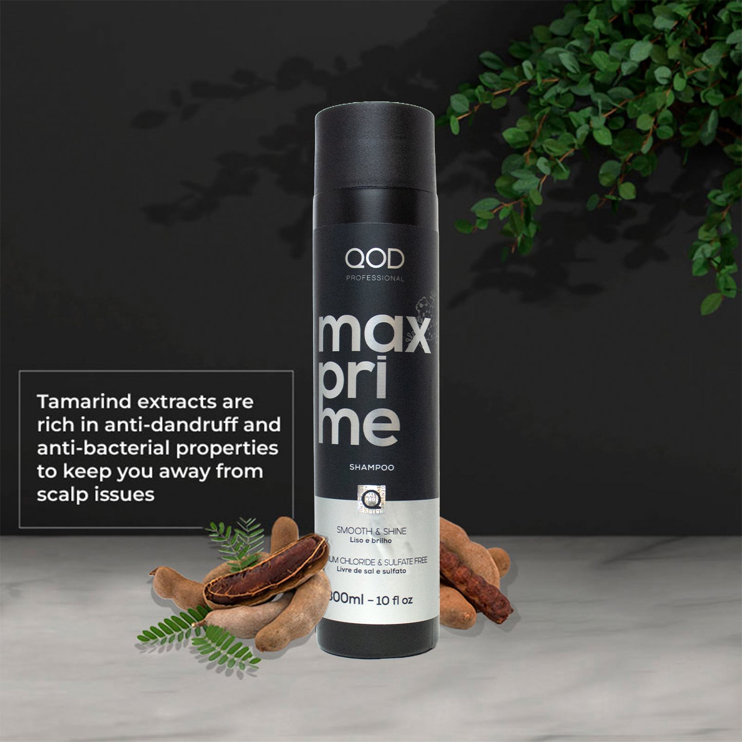 qod professional max prime shampoo (300 ml)