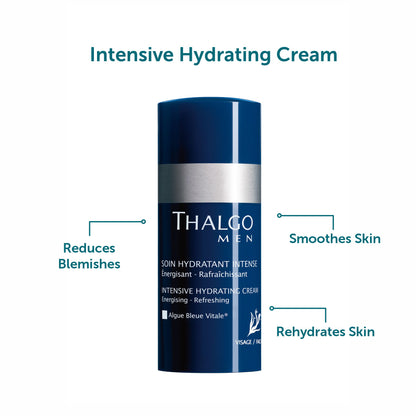 Thalgo Intensive Hydrating Cream - Deeply Moisturizing Face Cream with Chondrus Crispus Algae for Protection and Freshness - 50ml
