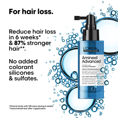 Aminexil Advanced Anti-Hair Loss Serum For Hair Loss - 90ml