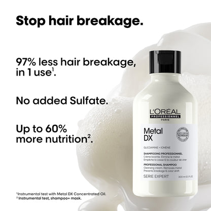 Metal Dx Anti-Metal Cleansing Cream Shampoo with Glicoamine - 300 ml