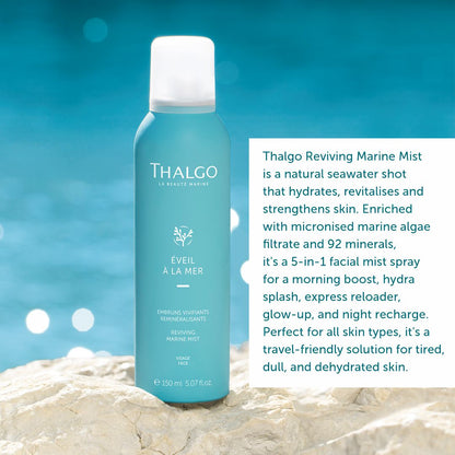 Thalgo Reviving Marine Mist - Hydrating Face Mist Delivers Deep Hydration and Remineralizes for a Radiant Complexion - 100ml