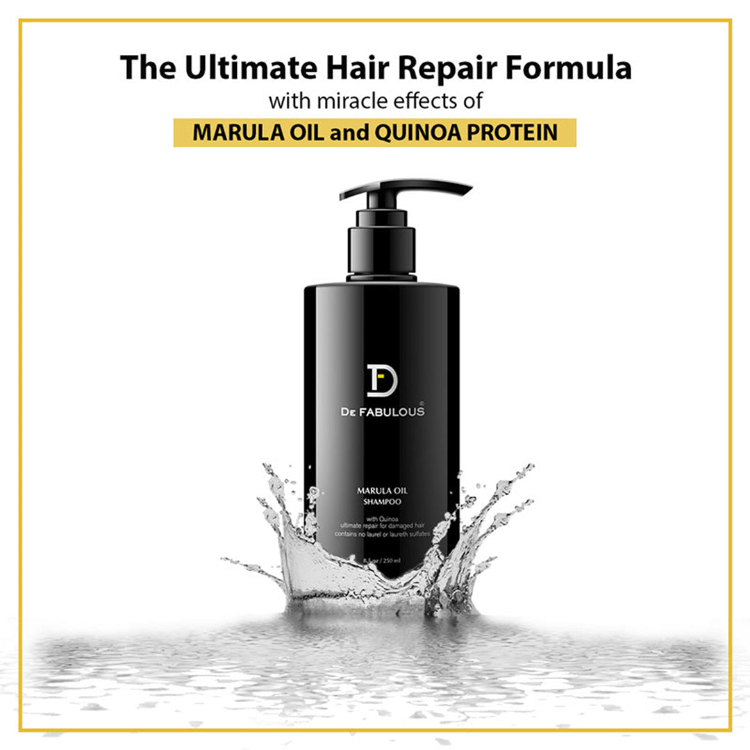 de fabulous marula oil shampoo (250 ml)