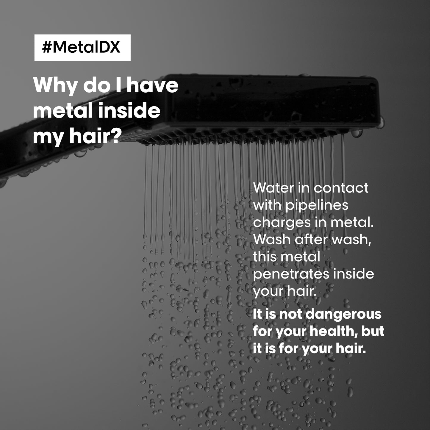 metal dx anti-metal cleansing cream shampoo with glicoamine - 300 ml