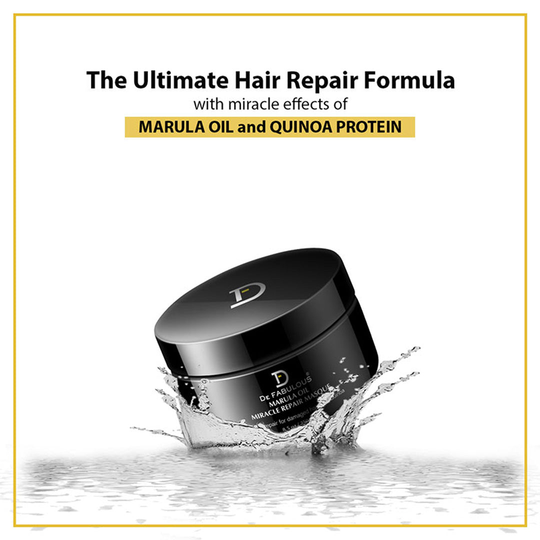 de fabulous marula oil miracle repair masque – 250ml