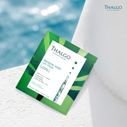 Thalgo Flash Lift Shot Mask - Rejuvenating Anti-Aging Sheet Mask for Visible Lifting and Firmer Skin - 20ml