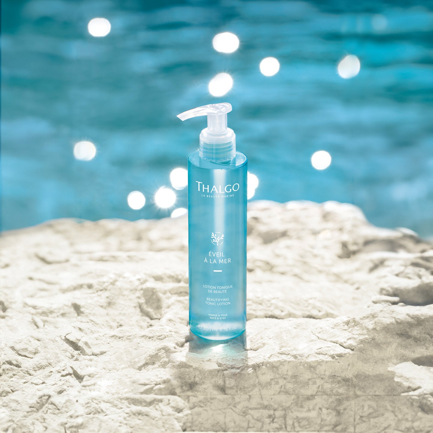 thalgo beautifying tonic lotion - gentle, hydrating and toning face toner for a fesh, revitalized look for all skin types - 200ml