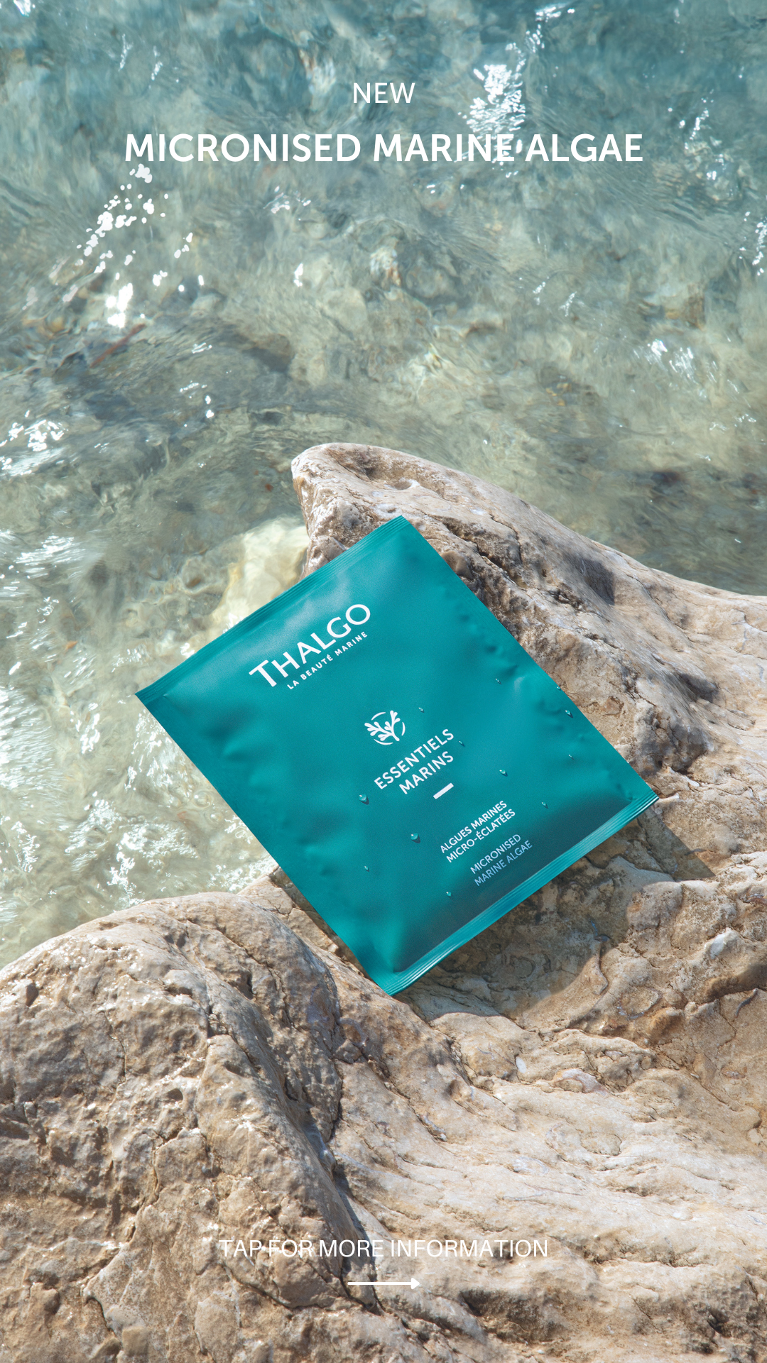 thalgo micronized marine algae powder - revitalizing & remineralizing face mask with laminaria & fucus - 10*40g