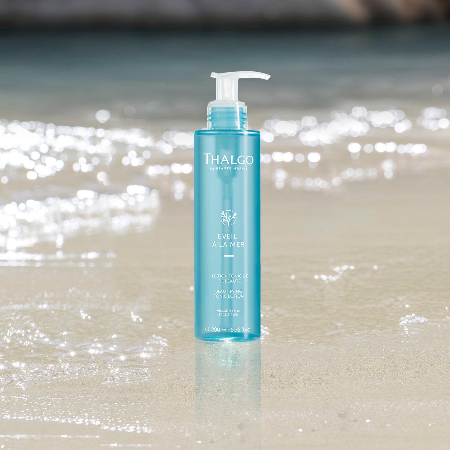thalgo beautifying tonic lotion - gentle, hydrating and toning face toner for a fesh, revitalized look for all skin types - 200ml