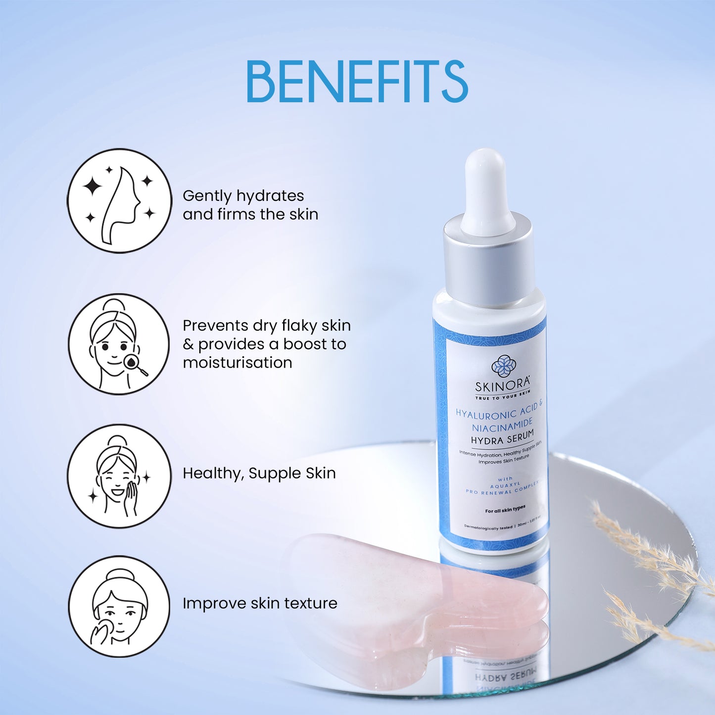 hyaluronic acid and niacinamide hydra serum