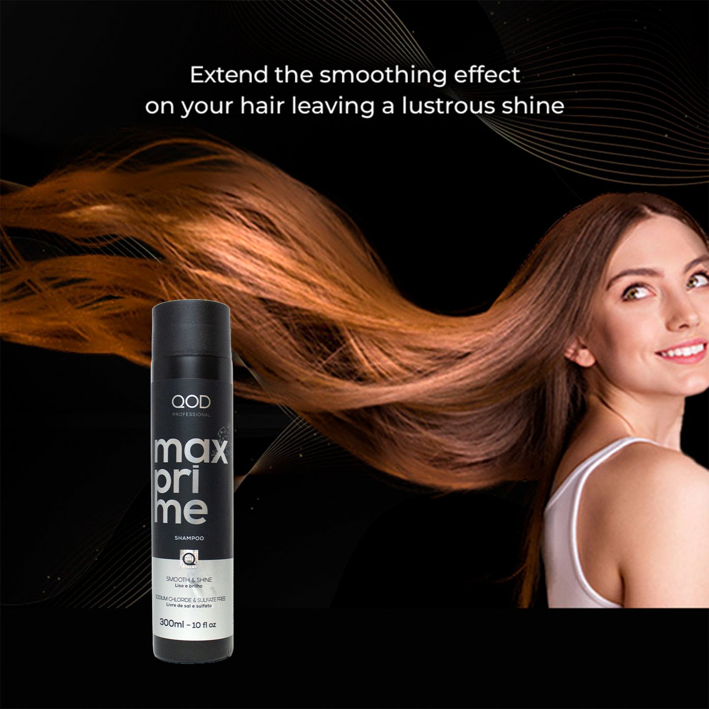 qod professional max prime shampoo (300 ml)