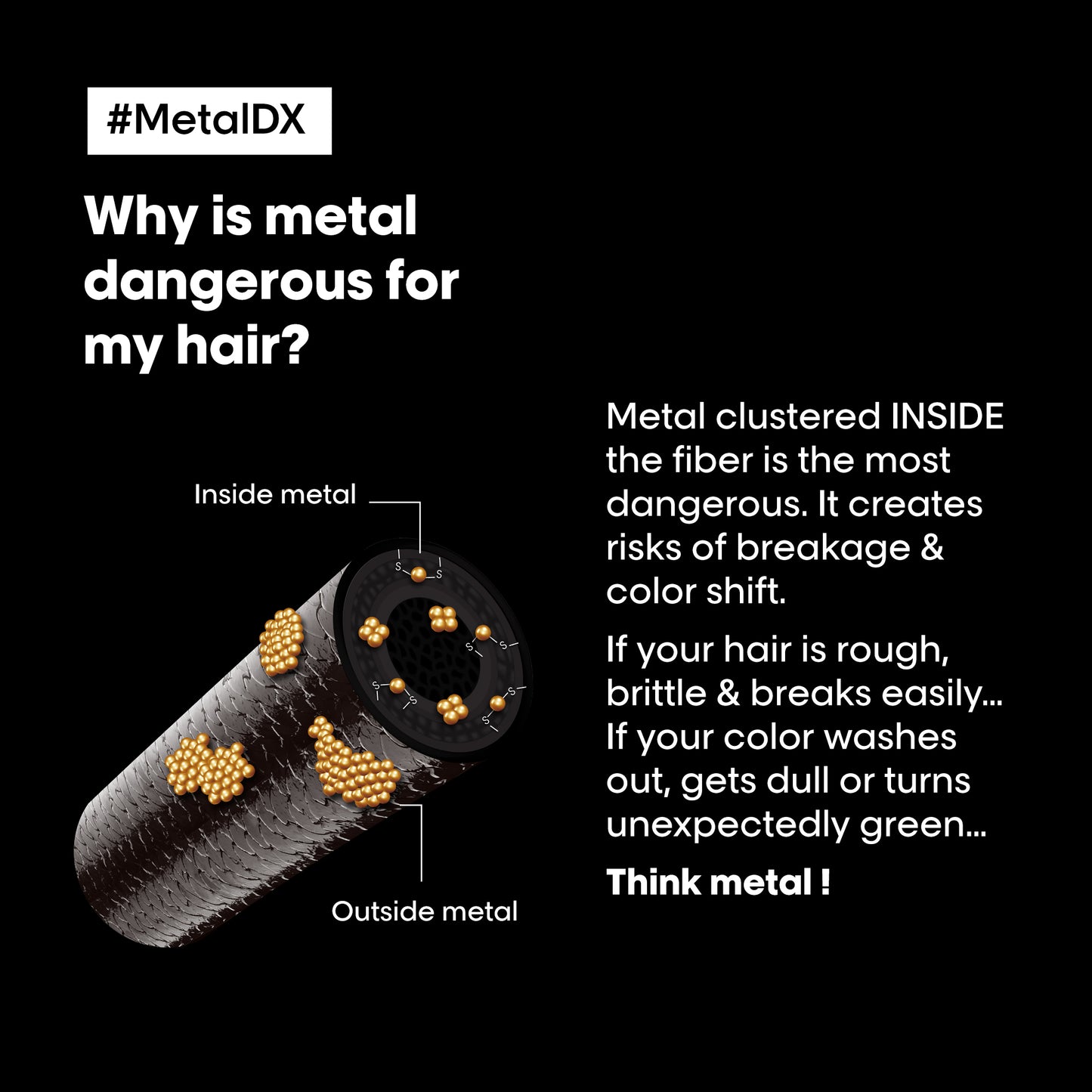 metal dx concentrated oil (leave-in serum) for hair breakage - 50ml