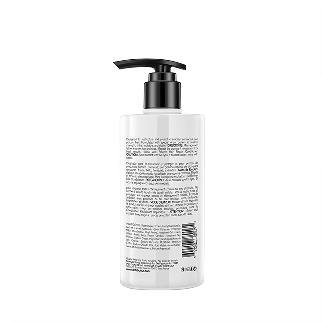 de fabulous reviver hair repair shampoo