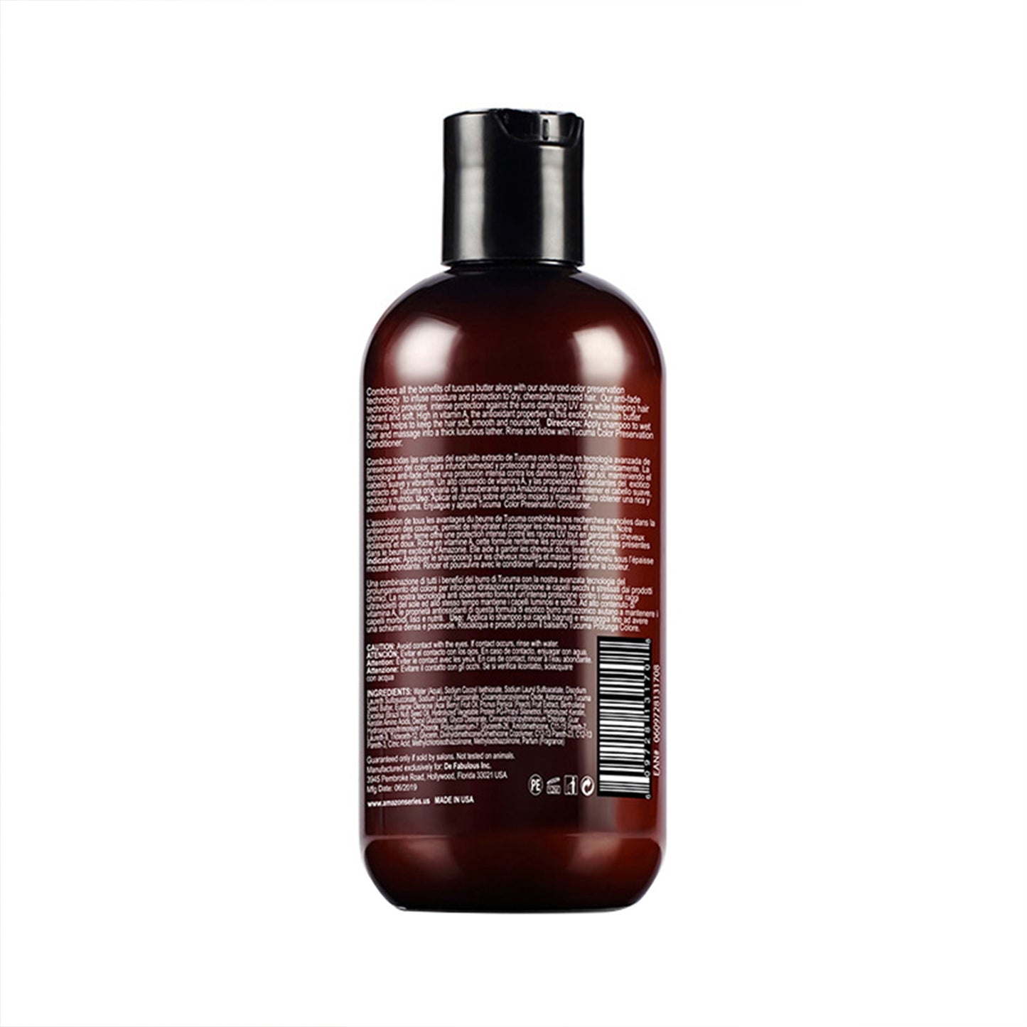 amazon series tucuma color preservation shampoo (250ml)