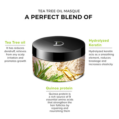 De Fabulous Tea Tree Oil Hair Masque-250ml