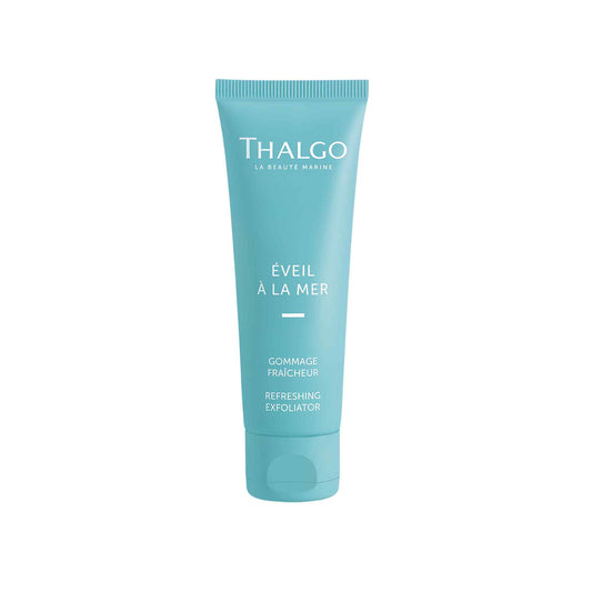 Thalgo Refreshing Exfoliator – Energizing Face Scrub with Diatomaceous Earth & Almond Shell for Oily Skin – 50ml