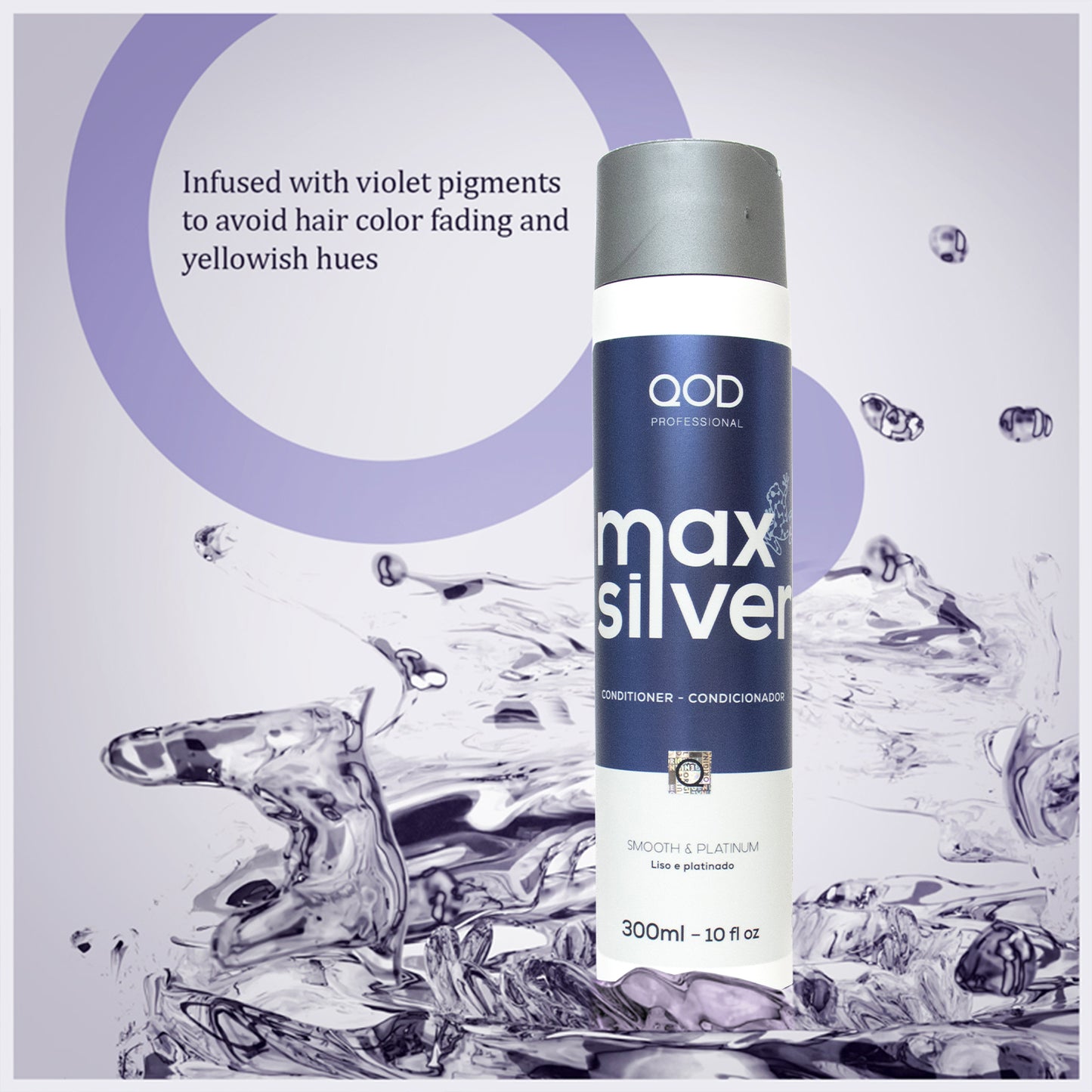 qod professional max silver conditioner (300 ml)