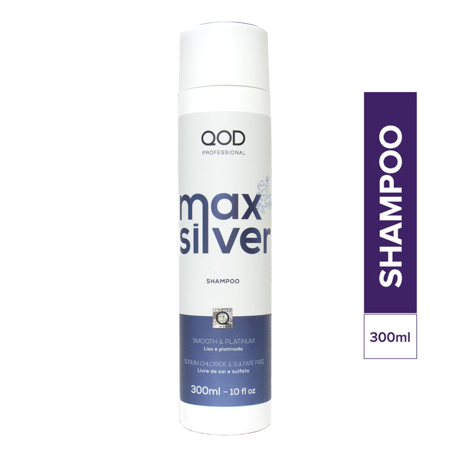 qod professional max silver shampoo (300 ml)