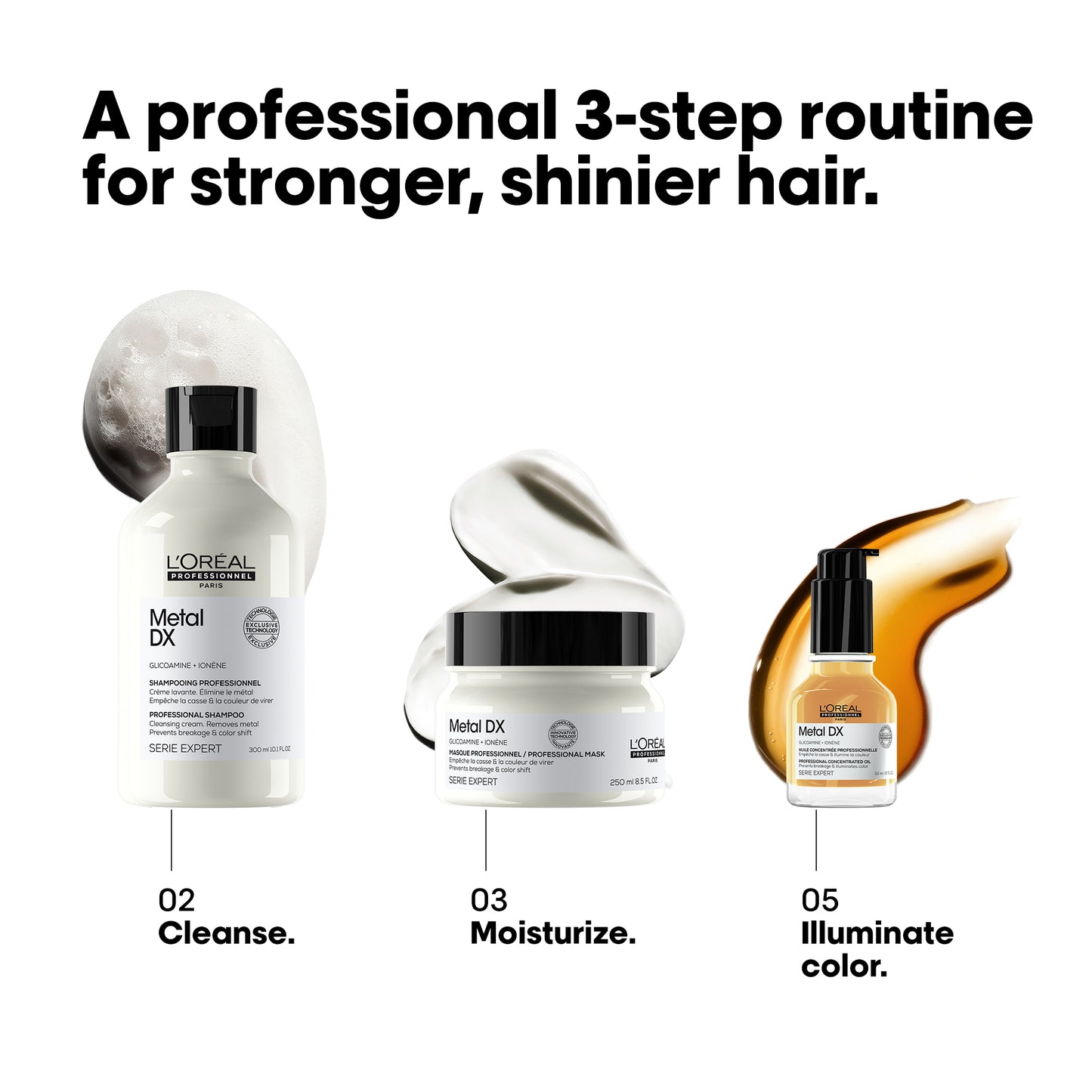 metal dx concentrated oil (leave-in serum) for hair breakage - 50ml