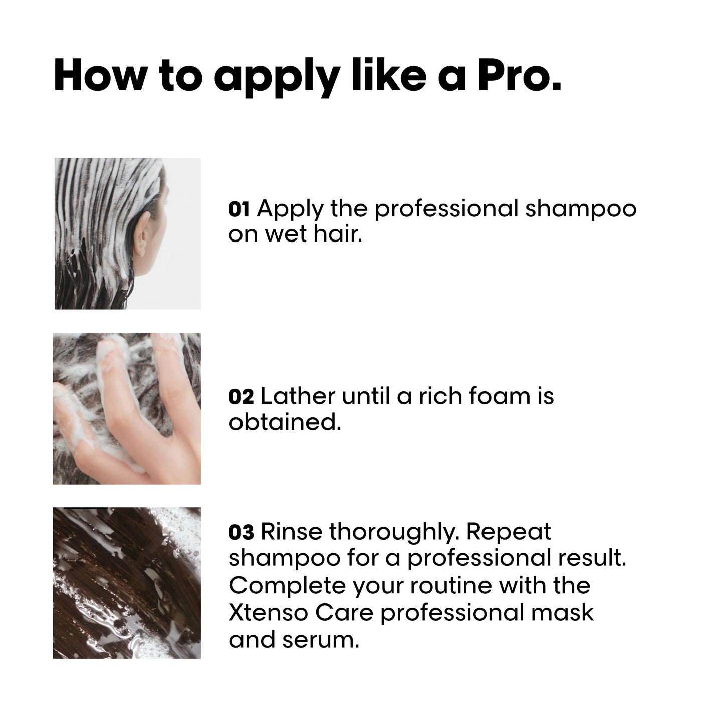 xtenso care sulfate-free shampoo (250 ml)