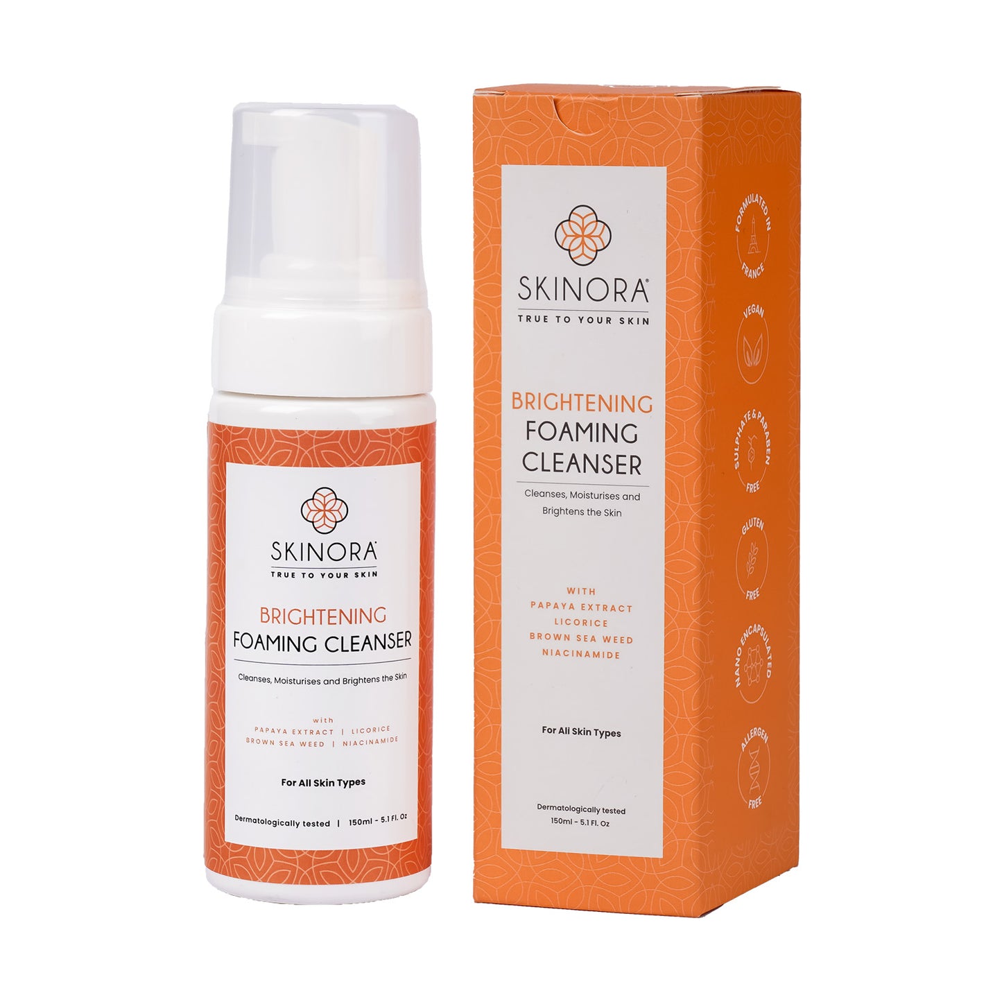 brightening foaming cleanser 150ml