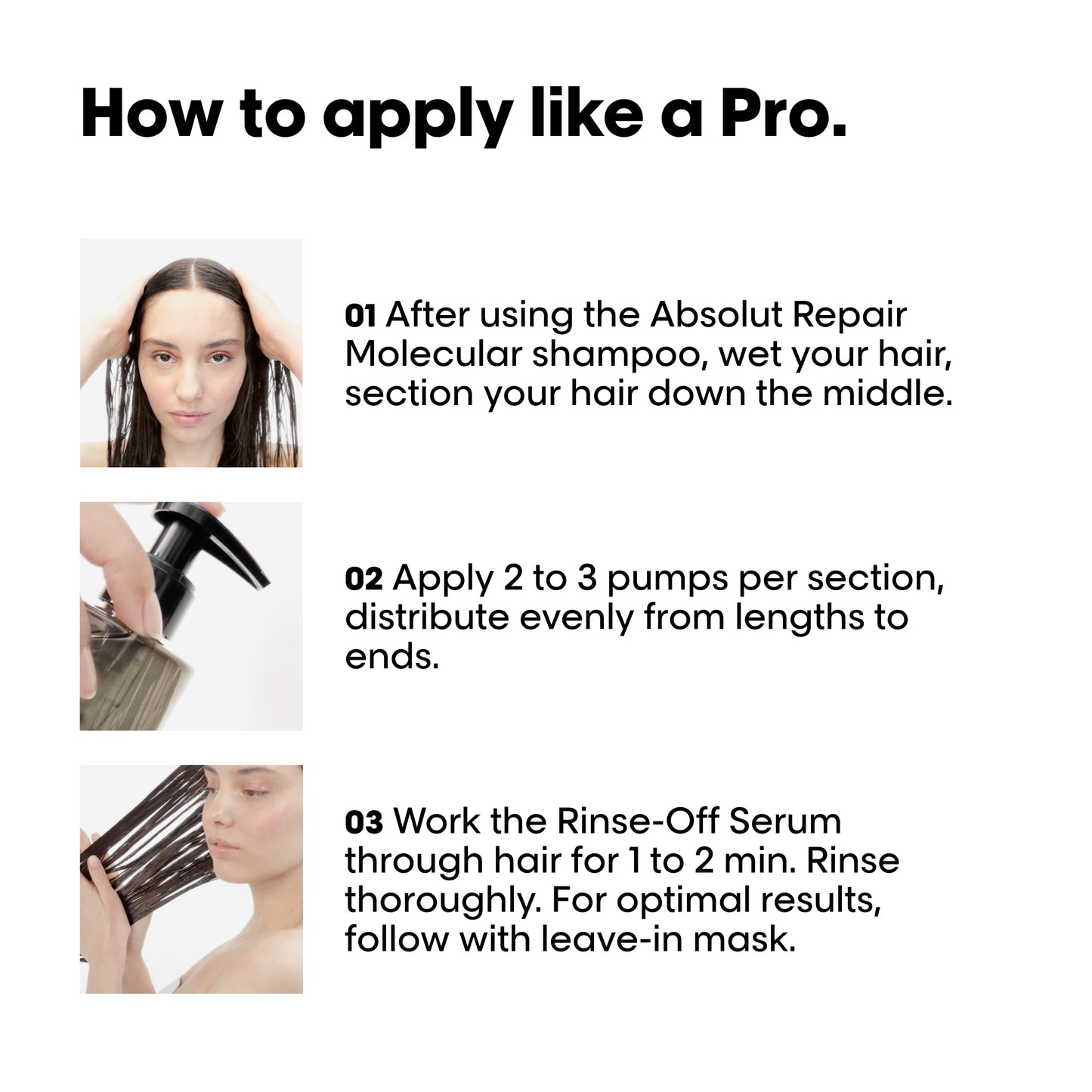 absolut repair molecular rinse off serum  (250 ml)
