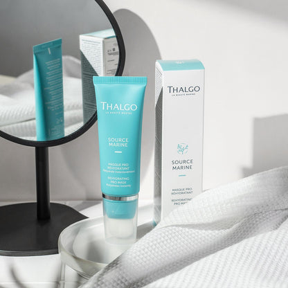 Thalgo Rehydrating Pro Mask - Hydrating Face Mask with Melting Gel Texture for Enhanced Smoothness and Plumpness - 50ml