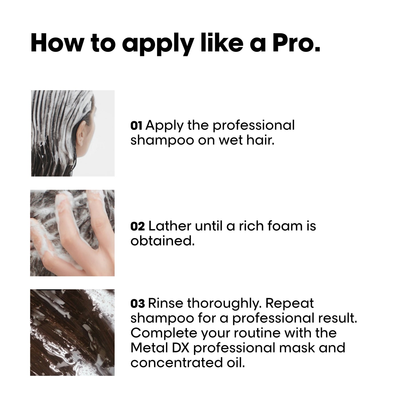 metal dx anti-metal cleansing cream shampoo with glicoamine - 300 ml