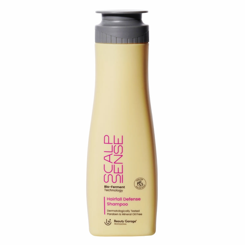 beauty garage scalpsense hairfall defense shampoo