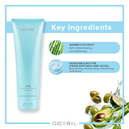 Cotril Curl - Curly And Wavy Hair Conditioner 250 Ml