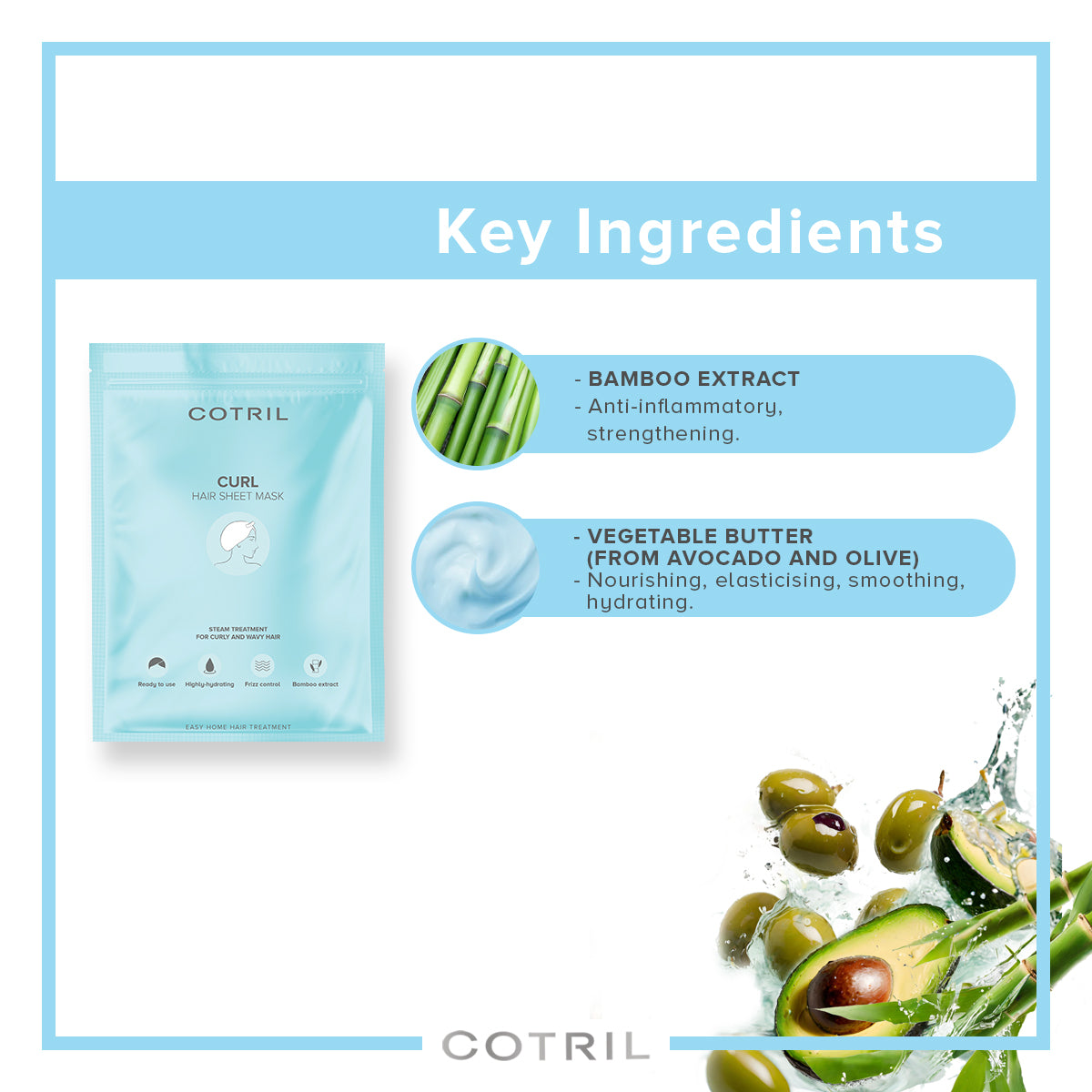 cotril curl - disposable hair  mask 35 gm