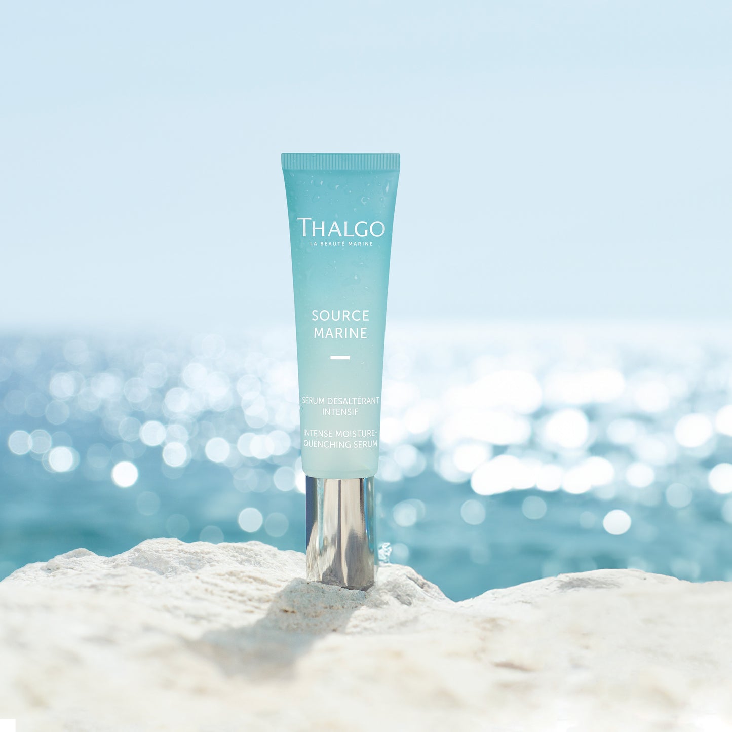 thalgo intense moisture quenching serum - deeply hydrating gel serum for quenched, nourished skin - 30ml