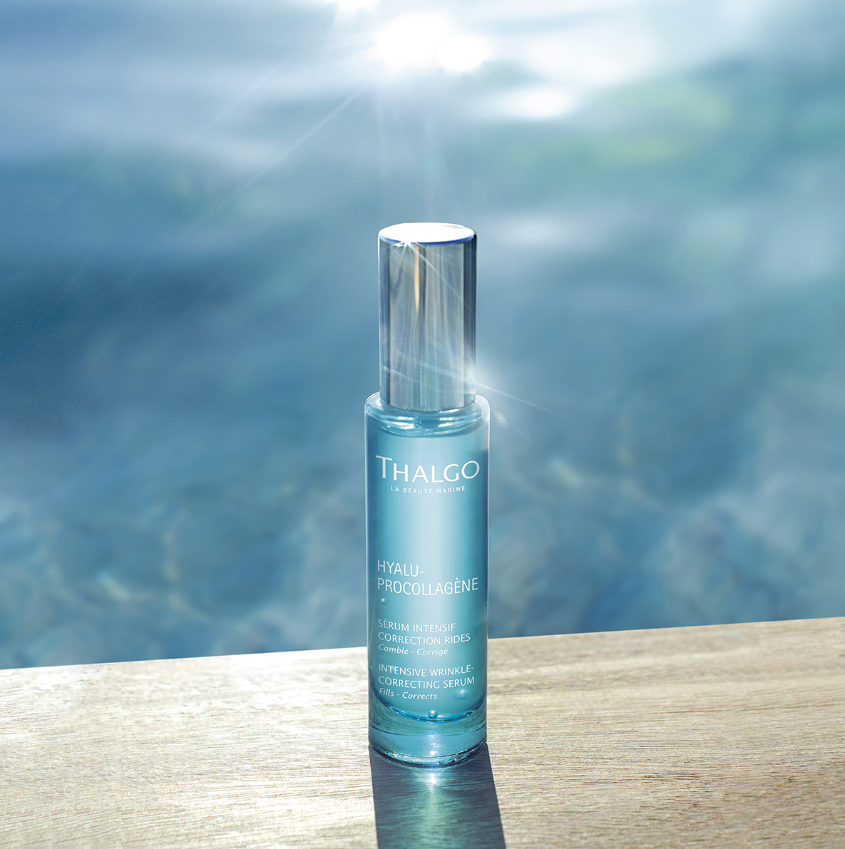 thalgo intensive wrinkle correcting serum - high-potency anti-aging serum for visible wrinkle smoothing and youthful skin - 30ml