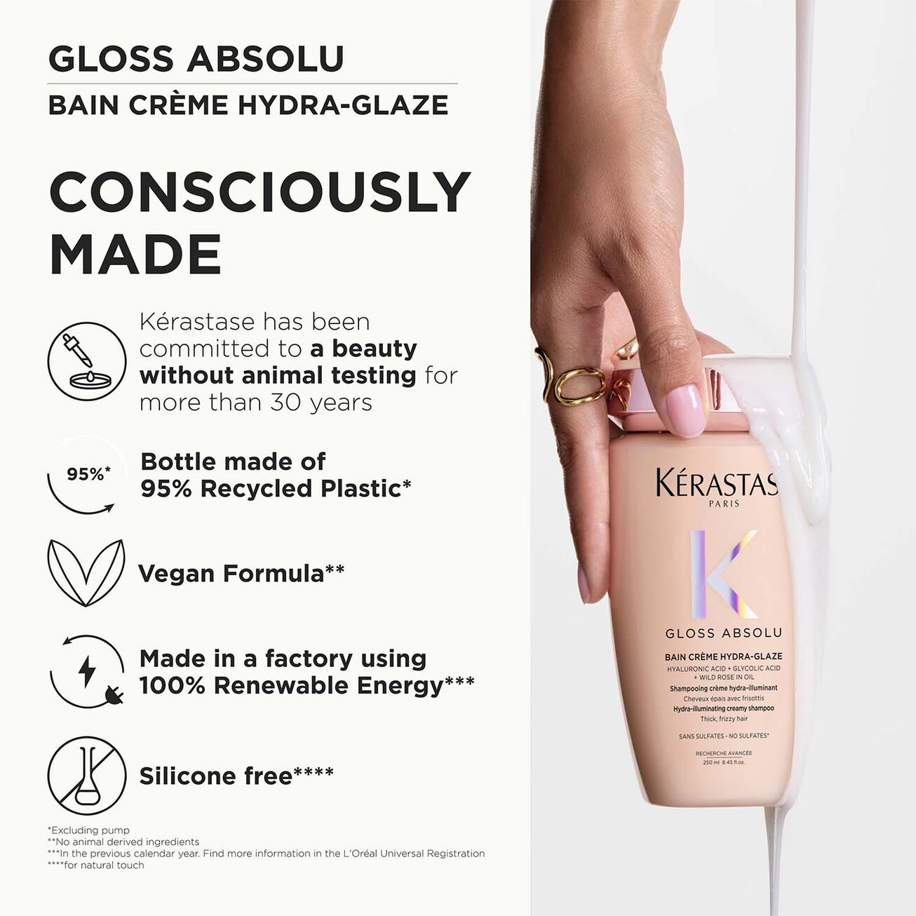 kerastase gloss absolu bain creme hydra-glaze 250 ml
