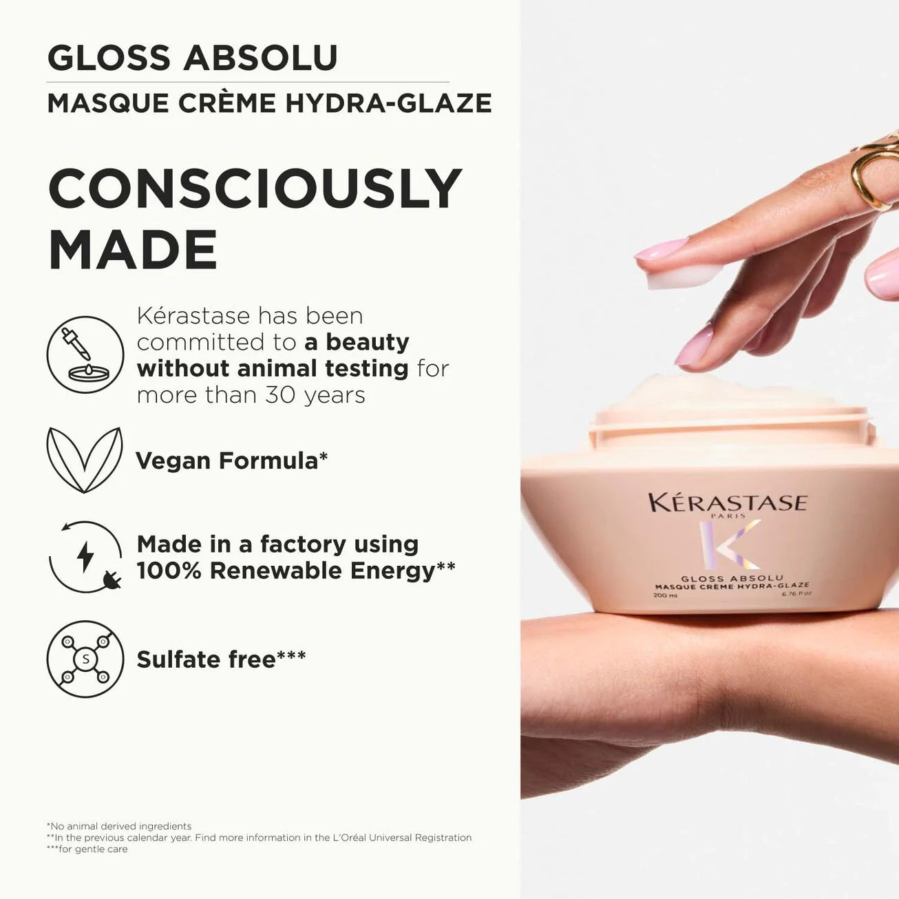 kerastase gloss absolu masque creme hydra-glaze 200 ml