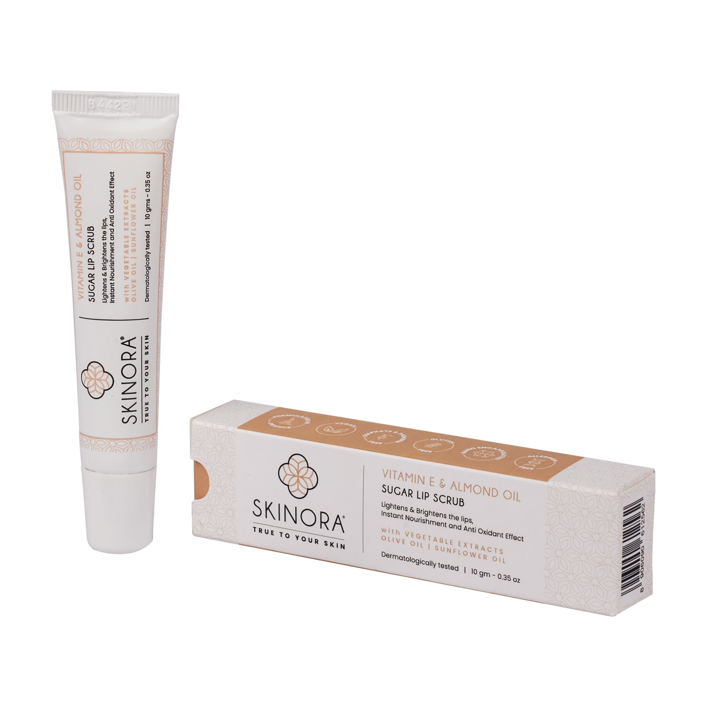 vitamin e and almond oil sugar lip scrub 10gm