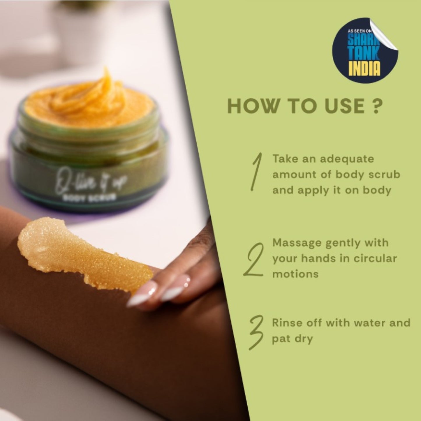 mintree olive it up body scrub