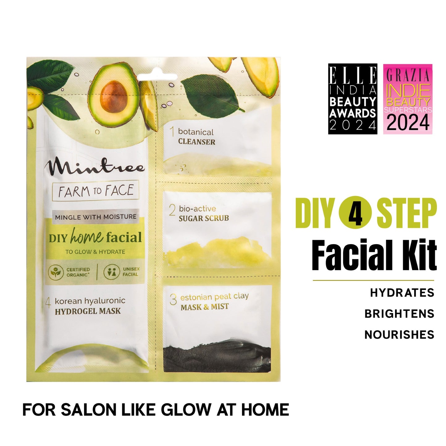 mintree avocado diy facial kit