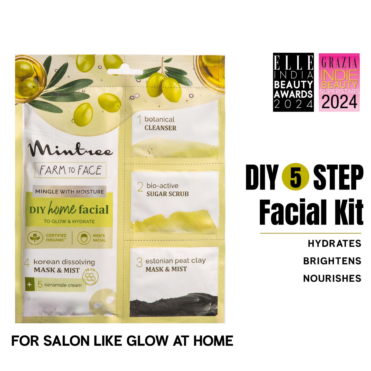 mintree olive diy facial kit