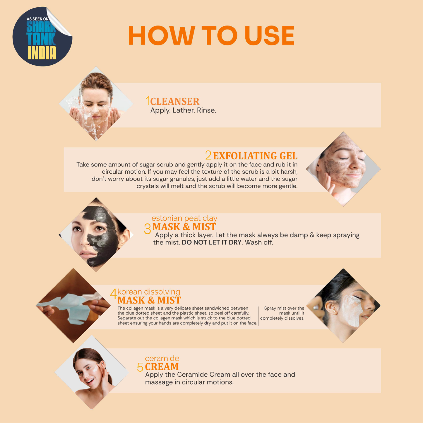 mintree muskmelon diy facial kit