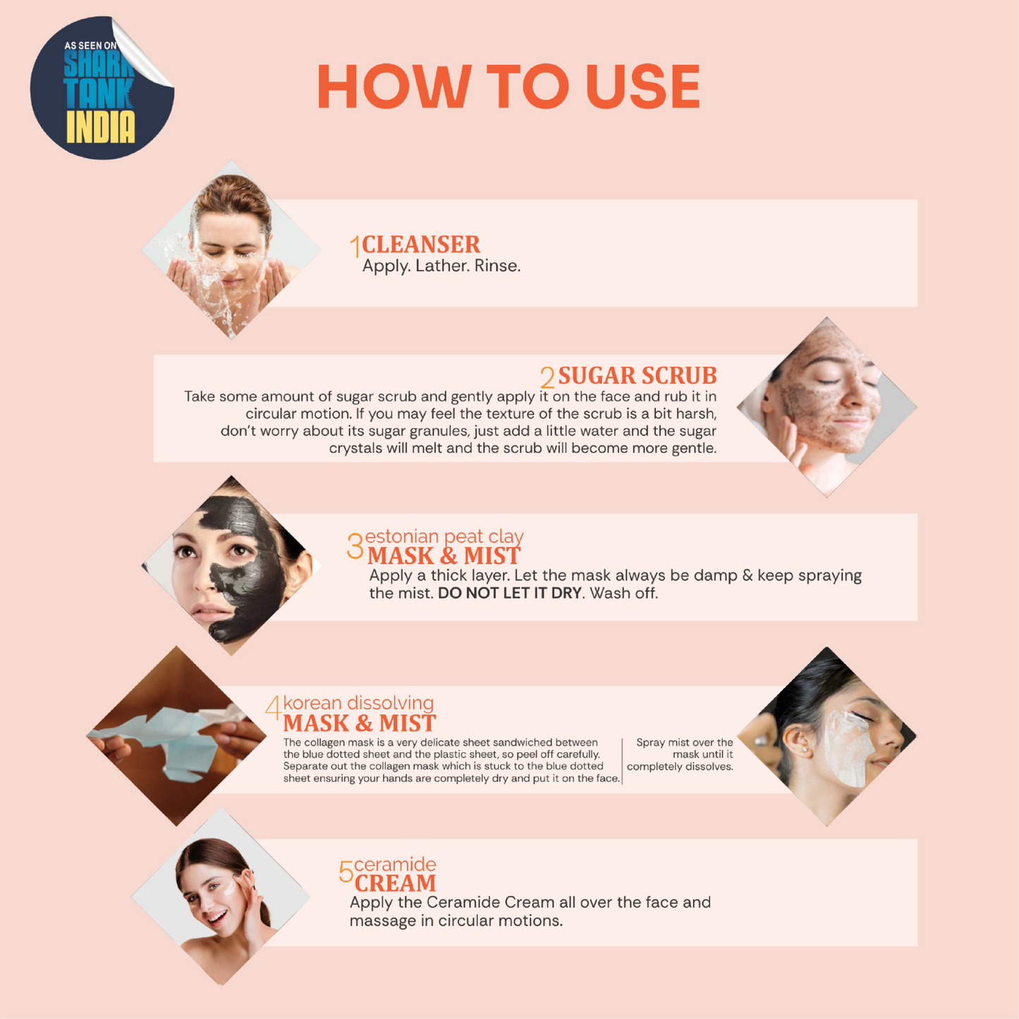 mintree pomegranate diy facial kit